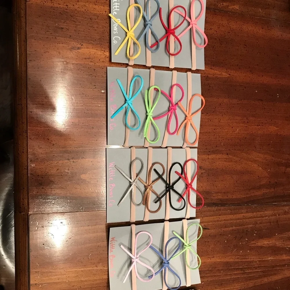 Bias tape bows!‎ Handmade! Have other colors!